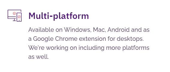 A screenshot of like4like’s explanation of their multi-platform system.